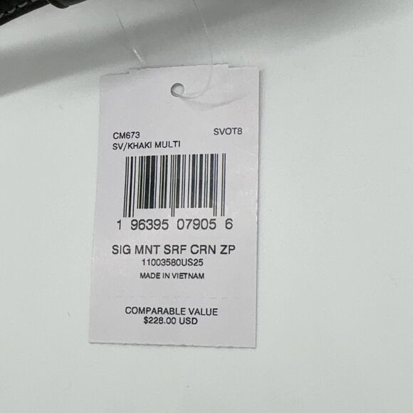 Coach X Mint + Serf Large Corner Zip Wristlet In Signature Canvas CM673 NWT - Picture 4 of 5